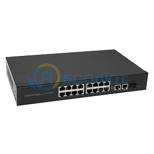 Коммутатор (свитч) на 16 POE ( 802.3af/at ) портов +2 Ethernet порта 1000Mbs + SFP 1000Mbs Орбита OT-VNP42
